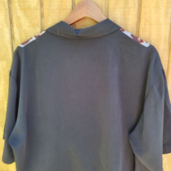 Habero Ashery SoCal Pin Up Dice Martini Glass Shirt Vintage Black Mens Size L - Picture 8 of 11
